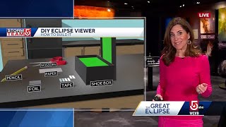 No glasses How to make eclipse viewer at home [upl. by Geesey]