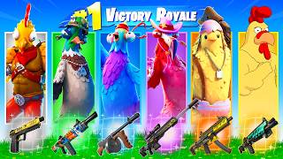 The RANDOM BIRD Challenge in Fortnite [upl. by Aihsemot260]