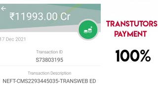 Transtutors Payment Proof  Bank Statements [upl. by Ecneret765]