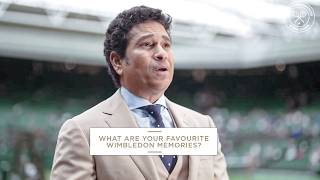 Indian cricket legend Sachin Tendulkar explains why he loves Wimbledon [upl. by Haliak639]