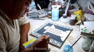 İznik Çinisi Nasıl Yapılır  How to make İznik Tiles [upl. by Byrn111]