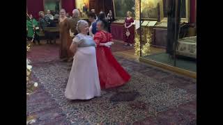 “Ding Dong Bell” Regency Dance  Thompson 1791  Belvoir Castle Dec 2023 [upl. by Aribold]