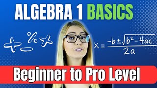 Algebra 1 Basics for Beginners [upl. by Artek]