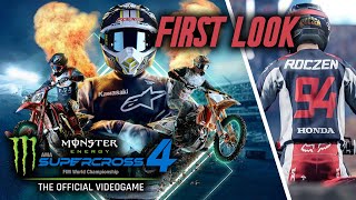 First Look at Supercross The Official Video Game 4 [upl. by Jarad]