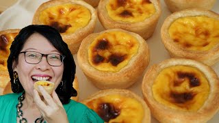 Pasteis De Nata From Scratch  Original Portuguese Recipe  Homemade Puff Pastry  Egg Cream [upl. by Eenoj]