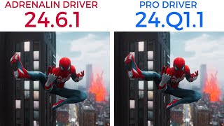 AMD Adrenalin Drivers Update 2461 VS PRO 24Q11 AMD Adrenalin Edition 2461 New Update 6700XT [upl. by Burwell]