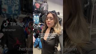 Elanur ve Ate alisverisde kesfet makeup tiktok love elanur ate alışveriş [upl. by Petuu237]