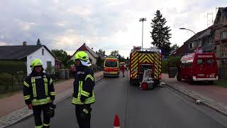 Schwerer Verkehrsunfall auf der KurtTucholskyStrasse  Hohen Neuendorf [upl. by Sutniuq]