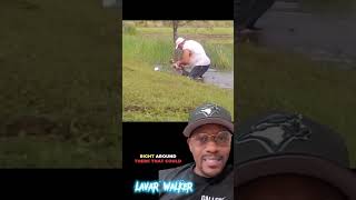 A man rescues his puppy from the jaws of an alligator What a lucky dog [upl. by Llywellyn]