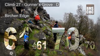 Climb 27  Day 3  Gunners Groove  Birchen Edge  Peak District [upl. by Xam]