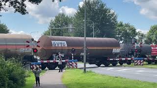 Spoorwegovergang Delden  Dutch railroad crossing [upl. by Pelson]