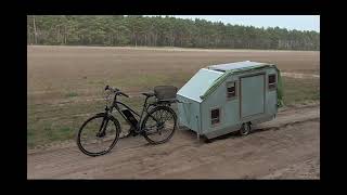 Rowerowy kamper quotKAPRYS 2quot Bicycle camper for two people [upl. by Griffie]