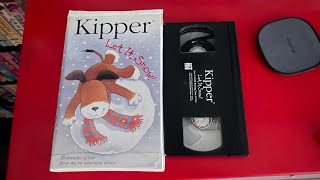 Opening To Kipper Let It Snow 2002 VHS Side Label 469 [upl. by Oiralih]