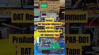 Perfect DAT Recorder Alignment Tascam DAP1 with the DAT Audio Check Tape PARD01 datrecorder [upl. by Sanbo297]