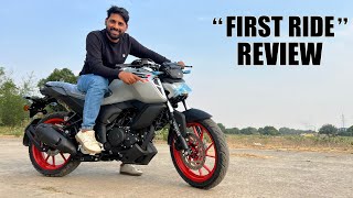 New Yamaha FZS V4 White 2024 First Ride Review [upl. by Kaehpos]