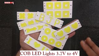 COB LED Light 4 volt  cob led light vs led light  COB LED Lights Review  Complete Testing Video [upl. by Aineg98]