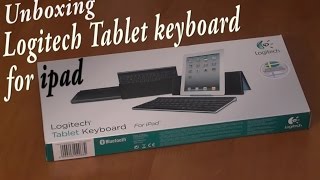 Logitech Tablet Keyboard For iPad Unboxing [upl. by Giark]