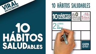 10 hábitos saludables [upl. by Anrehs869]