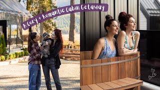 Luxury Woodland Cabin at Rowena’s Inn  Harrison BC  LESBIAN TRAVEL COUPLE  Lez See the World [upl. by Sukul]