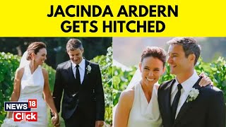 New Zealand ExPrime Minister Jacinda Ardern Weds Longtime Partner  Jacinda Ardern Wedding  N18V [upl. by Adien]