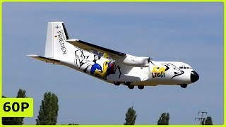 STUNNING XXL RC SCALE C 160 TRANSALL ELECTRICAL FLIGHT DEMONSTRATION WITH SARAJEVO LANDING [upl. by Wasson]