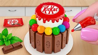 Amazing Cake Decorating Using Rainbow KitKat  Yummy Chocolate Cake Recipe [upl. by Salangia]