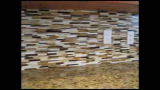 Walker Zange Glass tile Backsplash [upl. by Ynabe]