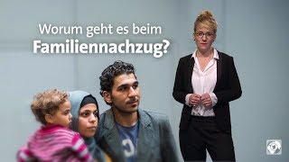 kurzerklärt Worum geht es beim Familiennachzug [upl. by Glynda]