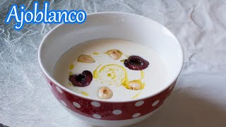 AJOBLANCO sopa fría típica Española [upl. by Ambrosine432]