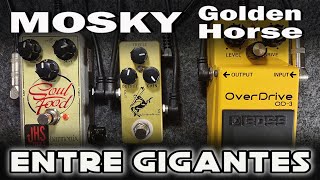 Comparativo Mosky Golden Horse  Klon Centaur entre OD3 E Soul Food EHX Klon Centraur [upl. by Magnuson]