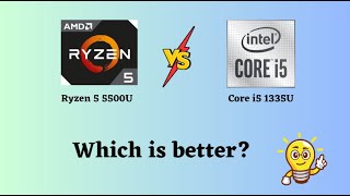 Can the Ryzen 5 5700U beat the new Core i5 1335U [upl. by Wenz]