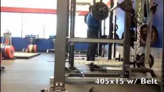 JTSstrengthcom405x15 Front Squat [upl. by Asiul]