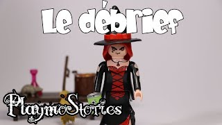 Le Débrief  LA SORCIÈRE DE LA RUE MOUFFETARD 🕶️ Conte Playmobil Stop Motion [upl. by Valenba575]