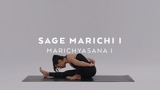 How to do Sage Marichi I Pose  Marichyasana I Tutorial with Briohny Smyth [upl. by Notsirhc685]