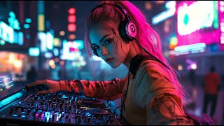 ＳＹＮＴＨ ＣＩＴＹ ＳＫＹＬＩＮＥ Synthwave Mix  Nicki Minaj Kendrick Lamar Marshmello Dua Lipa Style DJ M [upl. by Hildie]