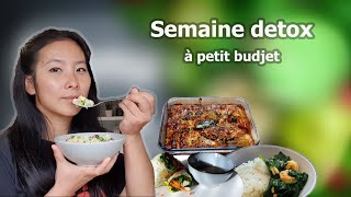 SEMAINE DETOX APRES LES FETES A PETIT BUDGET REGIME  RELAXE  RETOUR DE COURSES  CUISINE [upl. by Chak]