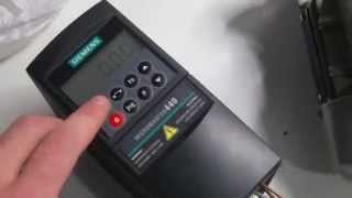 Test inverter trifase siemens micromaster 440 [upl. by Sutelc]