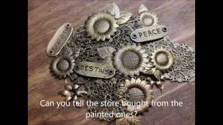 How to get an antique bronze finish on metal [upl. by Lissie]