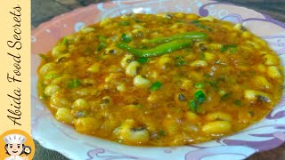 Delicious Safaid Lobia Masala Curry Recipe  Black Eyed Peas Curry Recipe  Abida Food Secrets [upl. by Utir809]