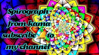 A spirograph is for drawing beautiful geometric patterns on a sheet of paperspirograph15 [upl. by Lynnell]