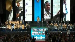 NFL Hall Of Fame Class Of 2014 Michael Strahan Enshrinement Ceremony Speech [upl. by Eatnwahs]