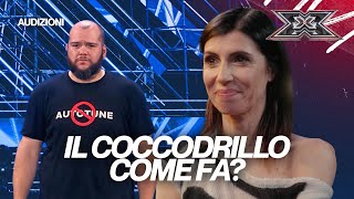 Michele Vinci ha una domanda IL COCCODRILLO COME FA 🐊 X FACTOR 2024 AUDIZIONI [upl. by Learsiy450]