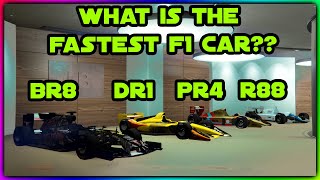 What is The FASTEST F1 Car in GTA 5 Outcome May Surprise You PR4 R88 DRI BR8 [upl. by Alyled]