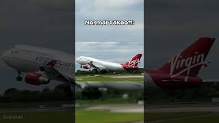 Normal plane takeoff vs iL 86 takeoff 💀 [upl. by Pantia]