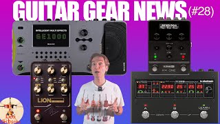 Guitar Gear News 28 Mooer GE 1000 Universal Audio Lion 68 Line 6 HX One TC 2290 [upl. by Bayard436]