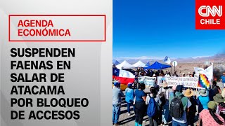 SQM suspendió faenas en Salar de Atacama por bloqueo de comunidades [upl. by Cazzie]