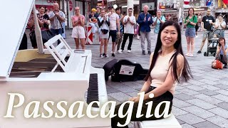 passacaglia By Handel amp Halvorsen  Street Piano  YUKI PIANO [upl. by Namurt41]