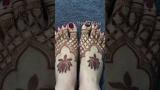 Simple feet henna ✨🫶trending beautiful henna hennaart [upl. by Moina443]