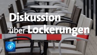 Diskussion über Lockerungen der CoronaMaßnahmen [upl. by Jentoft]