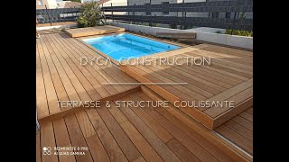 Projet N°1  Terrasse amp Structure Coulissante [upl. by Esaj640]